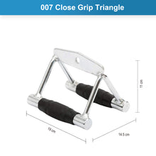 Load image into Gallery viewer, Close Grip Triangle, D Stirrup Handle &Tricep Rope Bundle