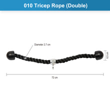 Load image into Gallery viewer, Close Grip Triangle, D Stirrup Handle &Tricep Rope Bundle