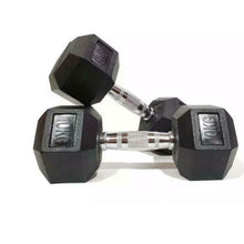 Load image into Gallery viewer, 2.5kg to 7.5kg Hex Dumbbell & Storage Rack Bundle (3 pairs - 30kg) - Oli Joy Sports