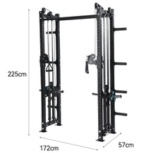 Load image into Gallery viewer, Half Cage Cable Crossover (Plate Loaded) + 100KG Weights Bundle