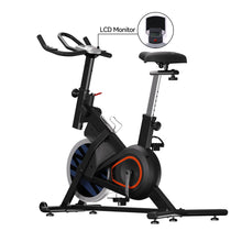 Load image into Gallery viewer, Oli Joy 18 kg Flywheel Exercise Bike — Electronic Magnetic Resistance Spin & Stationary Bike for Home