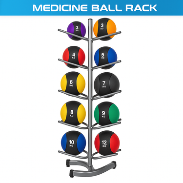 OLI JOY 10pcs Medicine Ball Set with Storage Rack