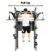 Load image into Gallery viewer, Preorder OLI JOY Commercial Pin-Loaded Smith Machine with Cable Crossover