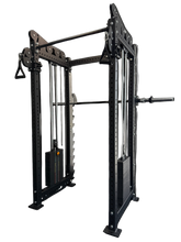 Load image into Gallery viewer, Black power rack on a transparent background