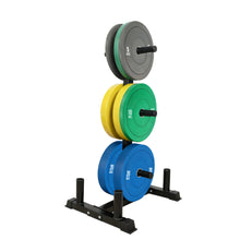 Load image into Gallery viewer, Olympic Weight Storage Rack & Bar Stand | Multi-Functional Barbell Weight Plate Storage