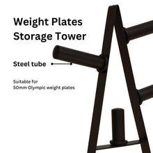 Load image into Gallery viewer, Olympic Weight Plates Storage Tower Weight Plates Storage Rack - Oli Joy Sports