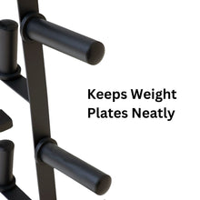 Load image into Gallery viewer, Olympic Weight Plates Storage Tower Weight Plates Storage Rack - Oli Joy Sports