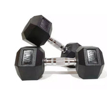 Load image into Gallery viewer, 2.5kg to 7.5kg Hex Dumbbell & Storage Rack Bundle (3 pairs - 30kg) - Oli Joy Sports