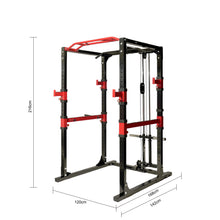 Load image into Gallery viewer, Power Rack Bundle - 150kg Colour Weight Plates, Barbell & Bench - Oli Joy Sports