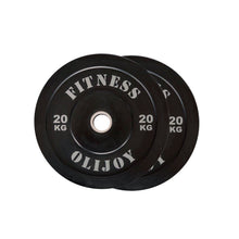 Load image into Gallery viewer, 100kg Black Bumper Plates Bundle (5/10/15/20) - Oli Joy Sports
