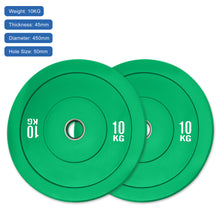 Load image into Gallery viewer, 150kg Colour Bumper Plates & Barbell Bundle (2.2m bar) - Oli Joy Sports