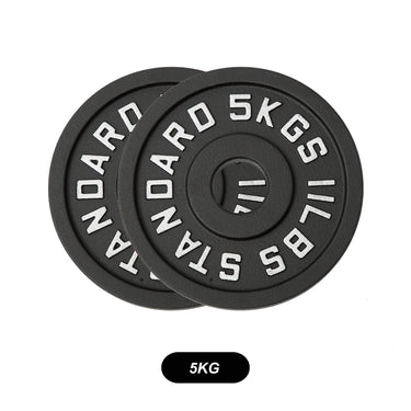 60kg Black Cast Iron Plates Bundle (5/10/15) - Oli Joy Sports