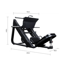 Load image into Gallery viewer, Pre Order Leg Press Machine Bundle - 100kg Black Bumper Weight Plates - Oli Joy Sports