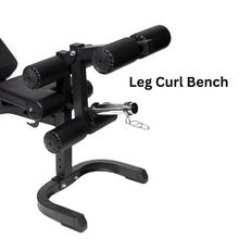 Load image into Gallery viewer, Adjustable Heavy Duty Workout Bench Plus Leg Curl Attachment - Oli Joy Sports