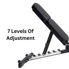 Load image into Gallery viewer, Adjustable Heavy Duty Workout Bench Plus Bicep Curl Attachment & Leg Curl Attachment - Oli Joy Sports