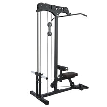 Load image into Gallery viewer, Lat Pull Down Low Row Machine Bundle - 100kg Black Bumper Plates - Oli Joy Sports