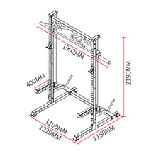 Load image into Gallery viewer, Multifunctional Half Rack Smith Machine Lat Pull Down Chest Press Dip Bar Landmine - Oli Joy Sports