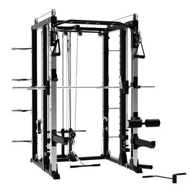 Premium Grade Smith Machine Squat Rack Lat Pull Down Crossover Machine - Oli Joy Sports