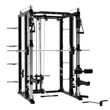 Load image into Gallery viewer, Premium Grade Smith Machine Squat Rack Lat Pull Down Crossover Machine - Oli Joy Sports