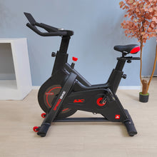 Load image into Gallery viewer, Premium Grade Fully Covered Flywheel Spin Exercise Bike Magnetic Adjustable Resistance System - Oli Joy Sports