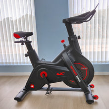 Load image into Gallery viewer, Premium Grade Fully Covered Flywheel Spin Exercise Bike Magnetic Adjustable Resistance System - Oli Joy Sports