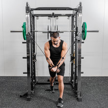 Load image into Gallery viewer, Premium Grade Smith Machine Squat Rack Lat Pull Down Crossover Machine - Oli Joy Sports