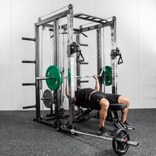 Load image into Gallery viewer, Premium Grade Smith Machine Squat Rack Lat Pull Down Crossover Machine - Oli Joy Sports