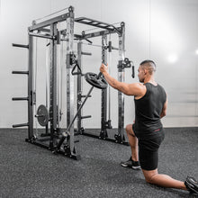 Load image into Gallery viewer, Premium Grade Smith Machine Squat Rack Lat Pull Down Crossover Machine - Oli Joy Sports