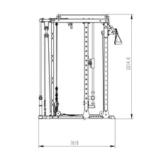 Load image into Gallery viewer, Premium Grade Smith Machine Squat Rack Lat Pull Down Crossover Machine - Oli Joy Sports