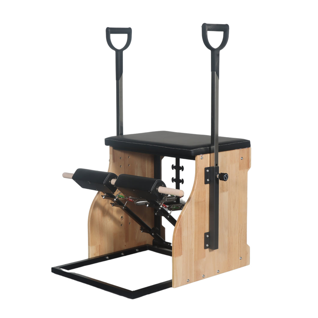 Split-Pedal Stability Pilates Chair Maple Wood