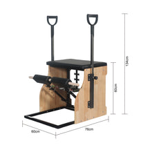 Load image into Gallery viewer, Split-Pedal Stability Pilates Chair Maple Wood - Oli Joy Sports
