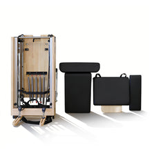 Load image into Gallery viewer, OLI JOY Home Foldable Oak Wood Pilates Reformer