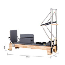 Load image into Gallery viewer, Oak Wood Reformer Core Pilates Machine
