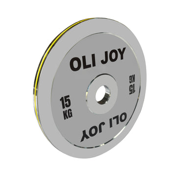 Chrome Steel Olympic Weight Plates 5/10/15/20KG - Oli Joy Sports