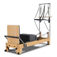 Load image into Gallery viewer, OLI JOY Oak Wood Pilates Reformer with Half Trapeze