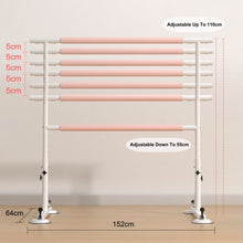 Load image into Gallery viewer, Portable Ballet Barre with Suction Base Freestanding Stand - Oli Joy Sports