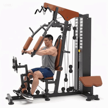 Load image into Gallery viewer, Preorder Lat Pulldown, Shoulder & Chest & Leg Press with High-Low Rowing Multi-Functional-Station – Pin Loaded