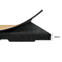 Load image into Gallery viewer, Wood-Grain PVC &Dense SBR tire granules Yoga Fitness 20mm Mat