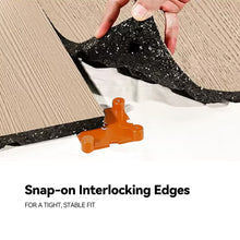 Load image into Gallery viewer, Wood-Grain PVC &Dense SBR tire granules Yoga Fitness 20mm Mat