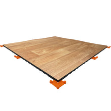 Load image into Gallery viewer, Wood-Grain PVC &Dense SBR tire granules Yoga Fitness 20mm Mat