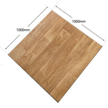 Load image into Gallery viewer, Wood-Grain PVC &Dense SBR tire granules Yoga Fitness 20mm Mat