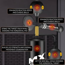 Load image into Gallery viewer, Boxing Speed Trainer 360° Punching Spinning Bar+ Boxing Glove Bundle