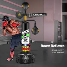 Load image into Gallery viewer, Boxing Speed Trainer 360° Punching Spinning Bar – Free Standing Punching Bag & Heavy Bag Stand
