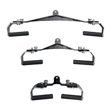 Load image into Gallery viewer, 360° Grip Lat Pulldown Bar Grip Handle Set of 3 – Premium Gym Cable Attachment