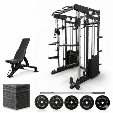 Home gym fitness equipment bundle set