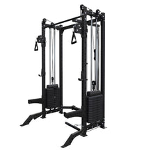 Load image into Gallery viewer, Half-Frame Pin-Loaded Cable Crossover & Lat/Row Machine