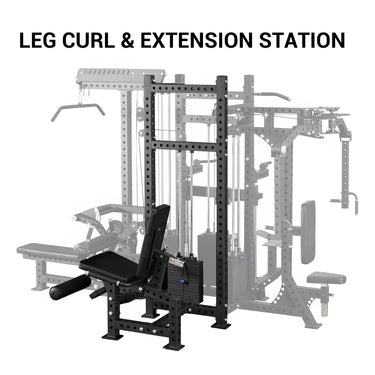 OLIJOY Commercial 4 Station Multi Gym Pin-Loaded System – Full Body Strength Training Machine