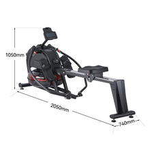 Load image into Gallery viewer, Magnetic & Water Resistance Dual-Oar Wind Rowing Machine