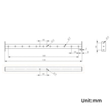 Load image into Gallery viewer, Junction Bar Support Beam (L)2.0mm Modular Power Rack System