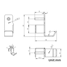 Load image into Gallery viewer, J Cups J Hooks Safety Bar Hooks 2.0mm Modular Power Rack System